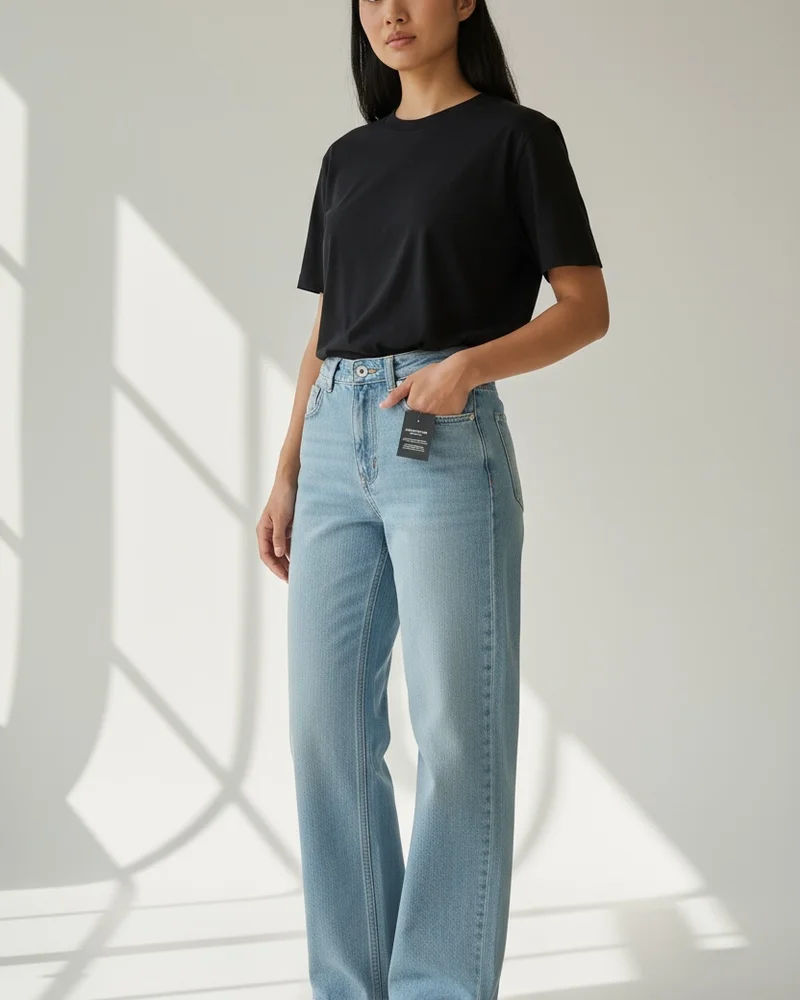 Vintage Flair Jeans - Medium Wash