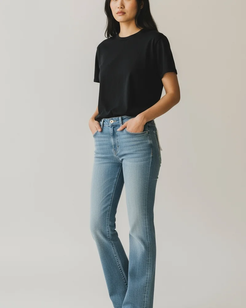 Relaxed Baggy Jeans - Dark Blue